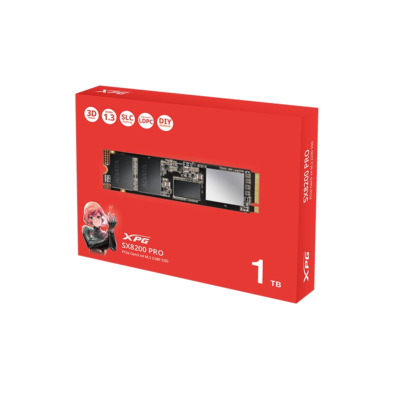 Ổ cứng SSD ADATA XPG SX8200 Pro 1TB PCIe Gen3x4 M.2 2280 3