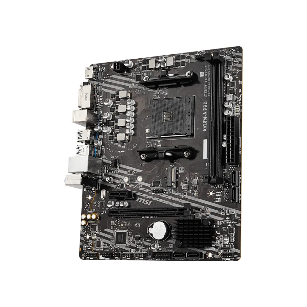 Mainboard MSI A520M-A PRO (Socket AM4, Micro-ATX, DDR4, PCIe 3.0, M.2 NVMe) 4
