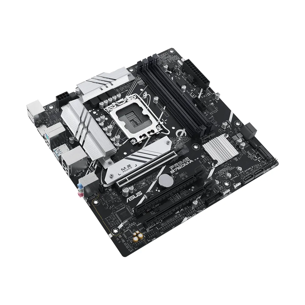 Mainboard ASUS PRIME B760M-A CSM DDR5 - Intel B760 - LGA 1700 - Micro-ATX - PCIe 5.0 - USB 3.2 - 2.5G LAN 4