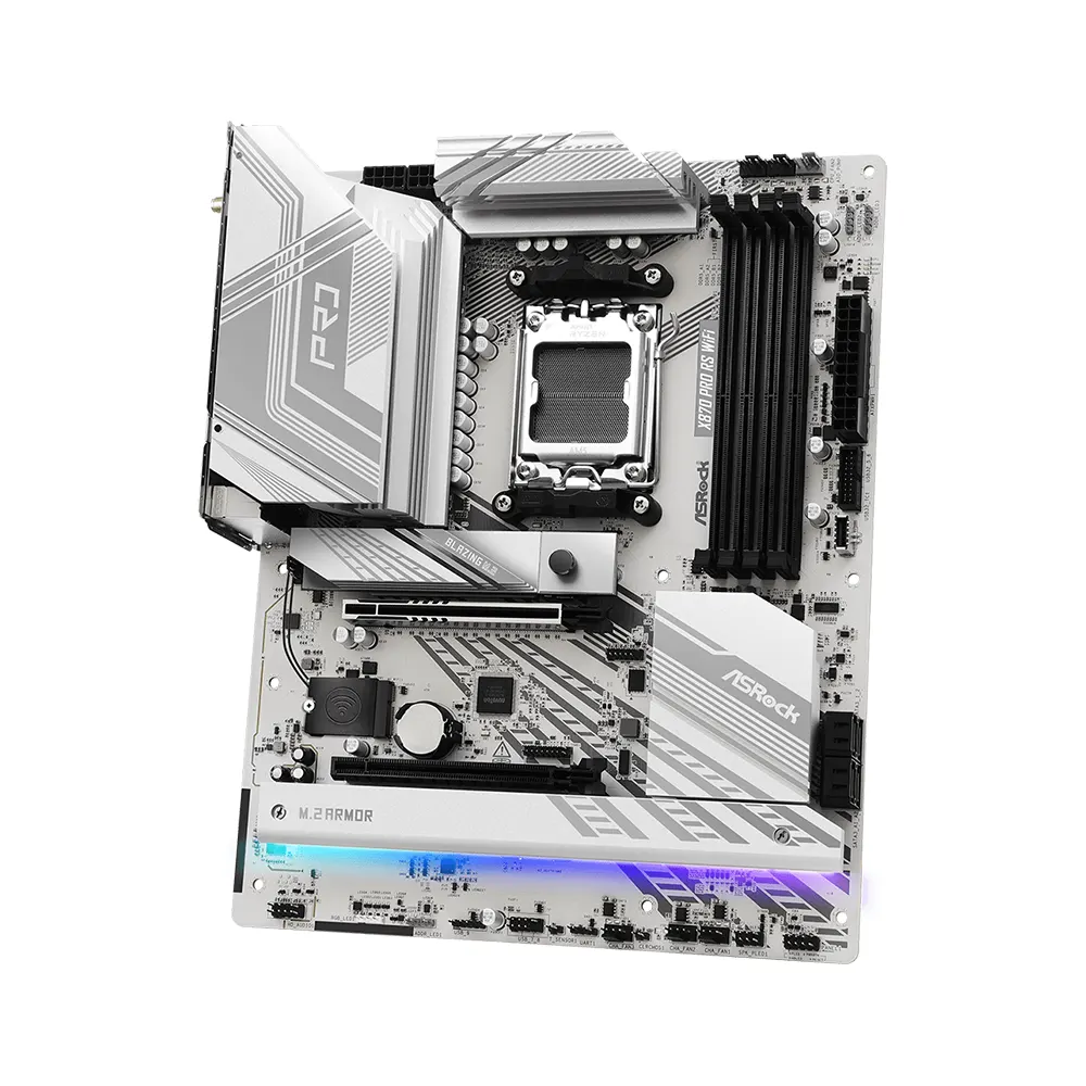 Mainboard ASRock X870 Pro RS WiFi - AMD X870 - AM5 - ATX - DDR5 - PCIe 5.0 - WiFi 6E 4