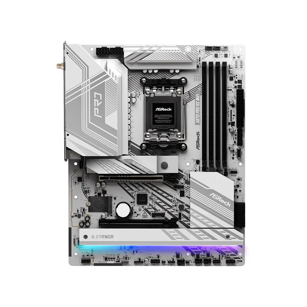 Mainboard ASRock X870 Pro RS WiFi - AMD X870 - AM5 - ATX - DDR5 - PCIe 5.0 - WiFi 6E 2