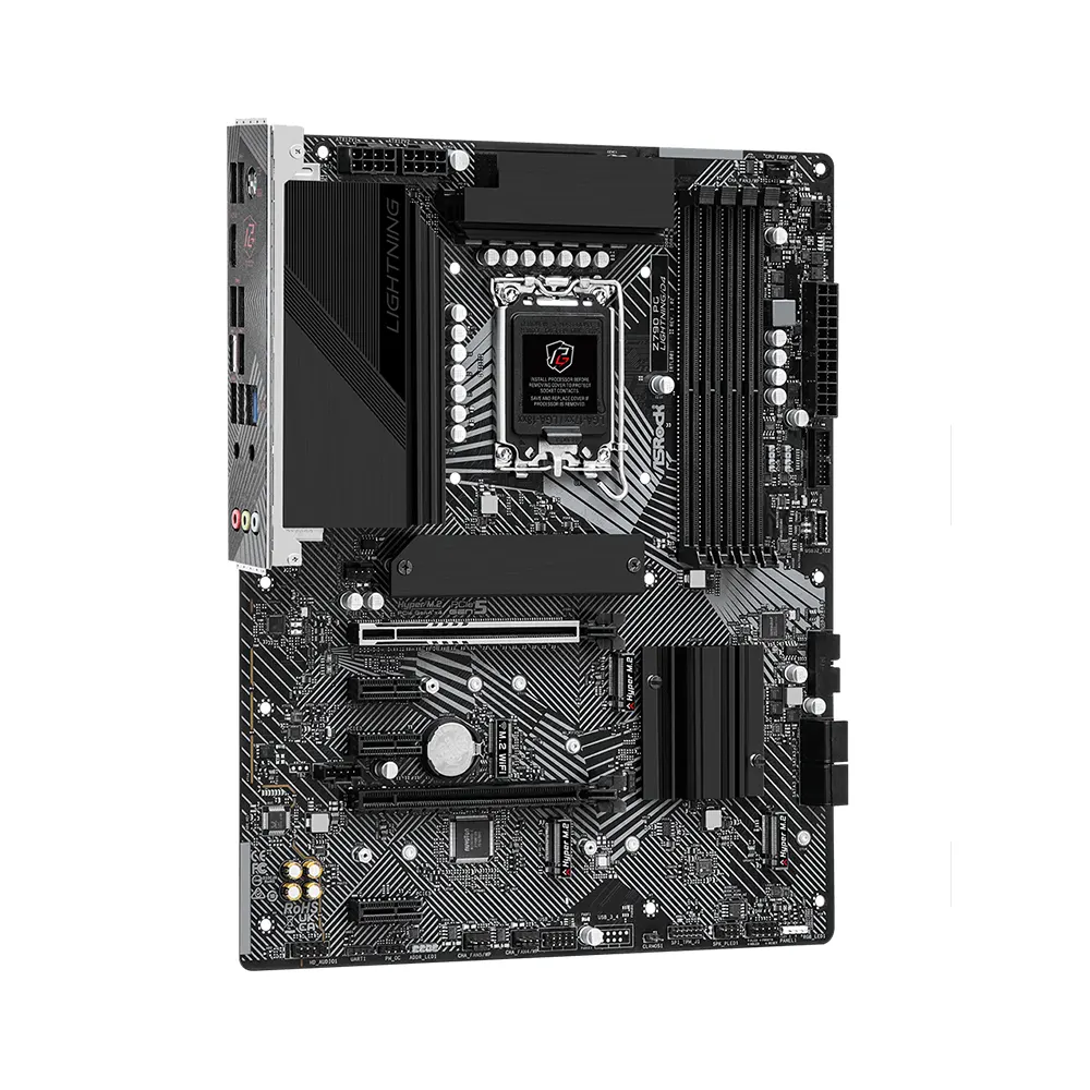 Mainboard ASRock Z790 PG Lightning/D4 - Intel Z790 - LGA 1700 - ATX - DDR4 - PCIe 5.0 3