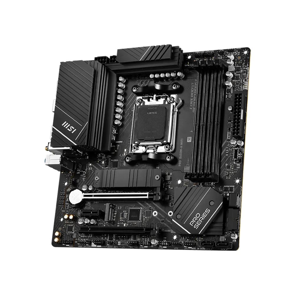 Mainboard MSI PRO B650M-A WIFI (Socket AM5, DDR5, Micro-ATX, PCIe 4.0, Wi-Fi 6E, 2.5G LAN) 5