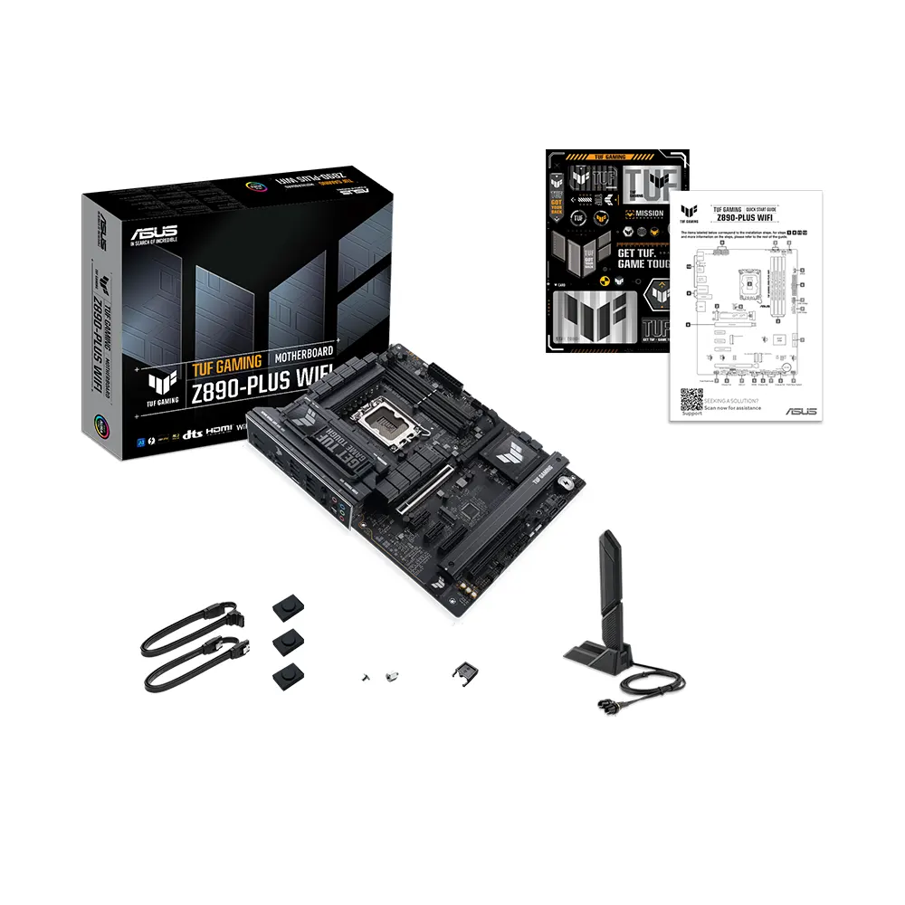 Mainboard ASUS TUF GAMING Z890-PLUS WIFI DDR5 - ATX - Thunderbolt 4 - LGA 1851 5