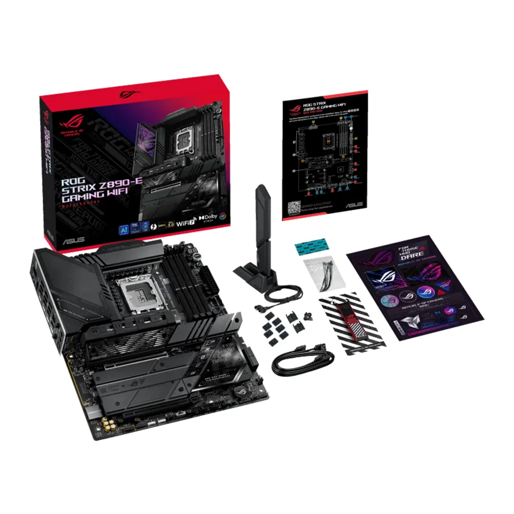 Mainboard ASUS ROG STRIX Z890-E GAMING WIFI DDR5 - ATX - Thunderbolt 4 - LGA 1851 2