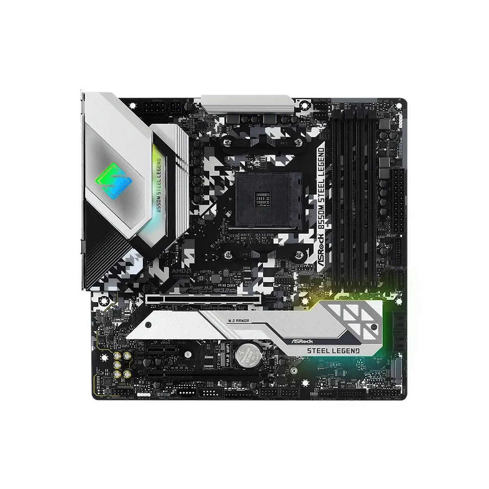 Mainboard ASRock B550M STEEL LEGEND (AMD B550, AM4, m-ATX, 4 khe DDR4) 3