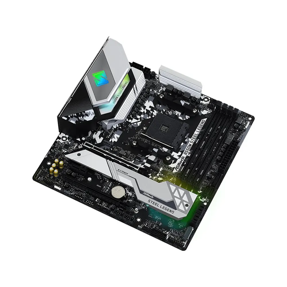Mainboard ASRock B550M STEEL LEGEND (AMD B550, AM4, m-ATX, 4 khe DDR4) 4