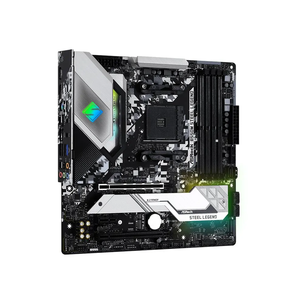 Mainboard ASRock B550M STEEL LEGEND (AMD B550, AM4, m-ATX, 4 khe DDR4) 5