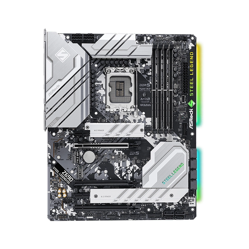 Mainboard ASRock Z690 Steel Legend DDR5 - Intel Z690 - LGA 1700 - ATX - PCIe 5.0 - 2.5G LAN 3
