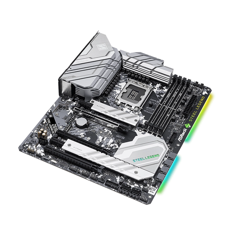 Mainboard ASRock Z690 Steel Legend DDR5 - Intel Z690 - LGA 1700 - ATX - PCIe 5.0 - 2.5G LAN 5