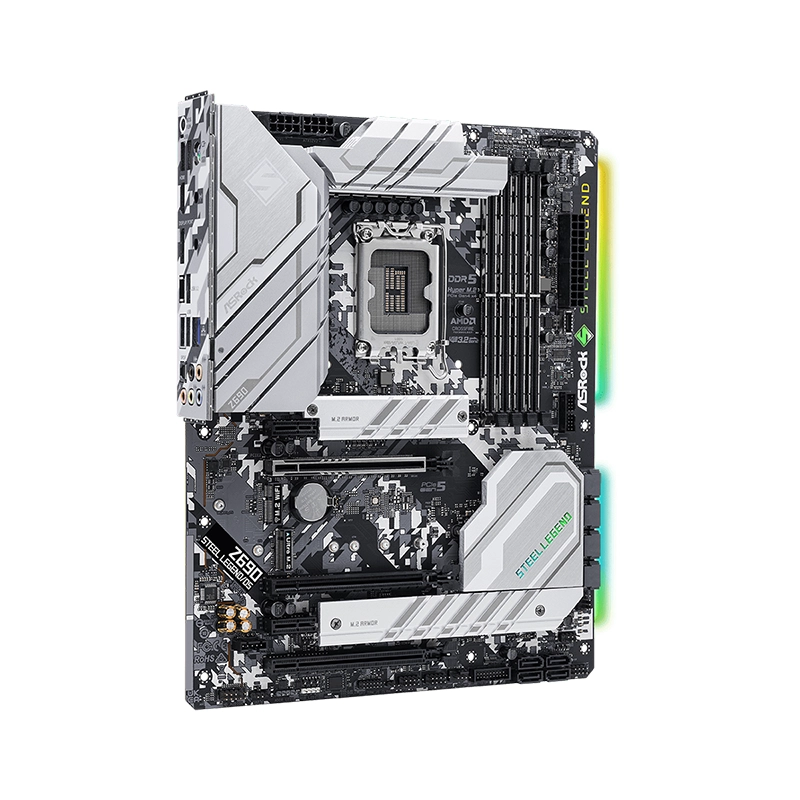 Mainboard ASRock Z690 Steel Legend DDR5 - Intel Z690 - LGA 1700 - ATX - PCIe 5.0 - 2.5G LAN 6