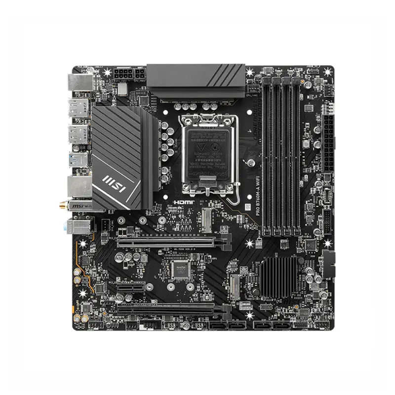 Mainboard MSI PRO B760M-A WIFI DDR5 (Intel B760, LGA1700, mATX, 4 khe DRR5) 2