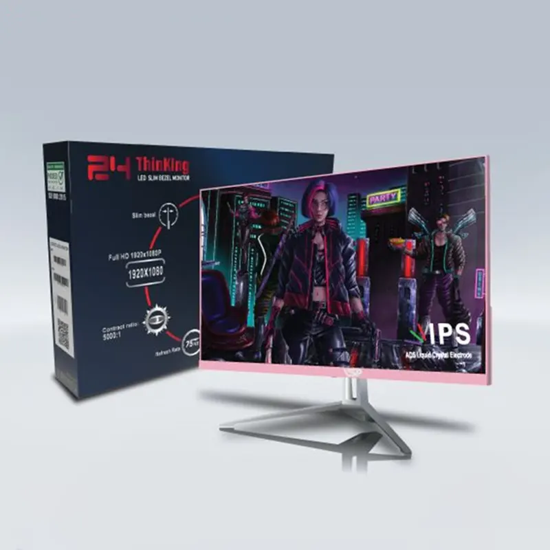 Màn hình VSP V2408S Pink (23.8 inch/FHD/IPS/75Hz/Phẳng) 4