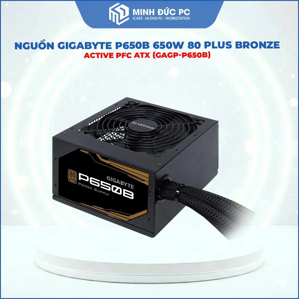 Nguồn Gigabyte P650B 650W 80 Plus Bronze Active PFC ATX (GAGP-P650B) 2