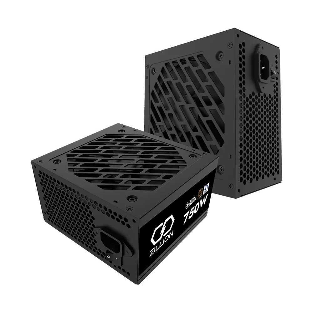Nguồn Máy Tính Super Flower Zillion DB Bronze 750W - 80 Plus Bronze - ATX 3.1 - Single Rail 12V - Quạt 120mm - Full Protections 4