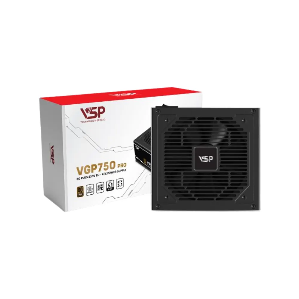Nguồn VSP VGP750BRU PRO 750W (80 Plus Bronze, ATX 3.1, PCIe 5.1, DC-to-DC, Active PFC) 4