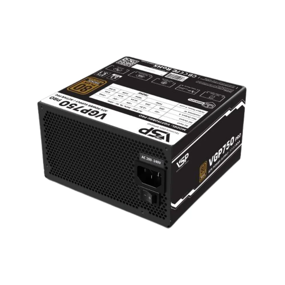 Nguồn VSP VGP750BRU PRO 750W (80 Plus Bronze, ATX 3.1, PCIe 5.1, DC-to-DC, Active PFC) 2