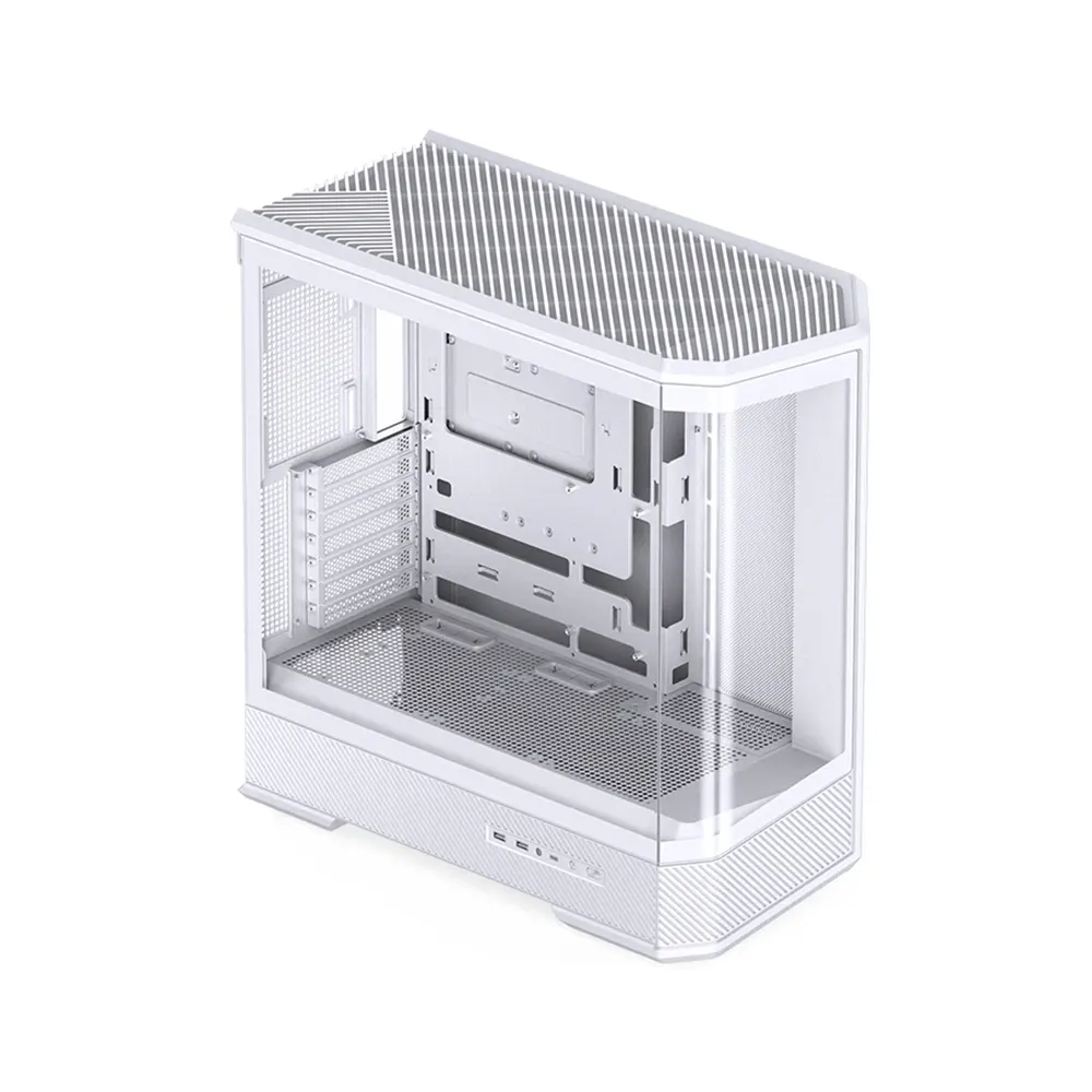 Vỏ Case Jonsbo D400 Màu Trắng (Mid Tower, Kính Cường Lực Cong, ATX, Dựng VGA) 7