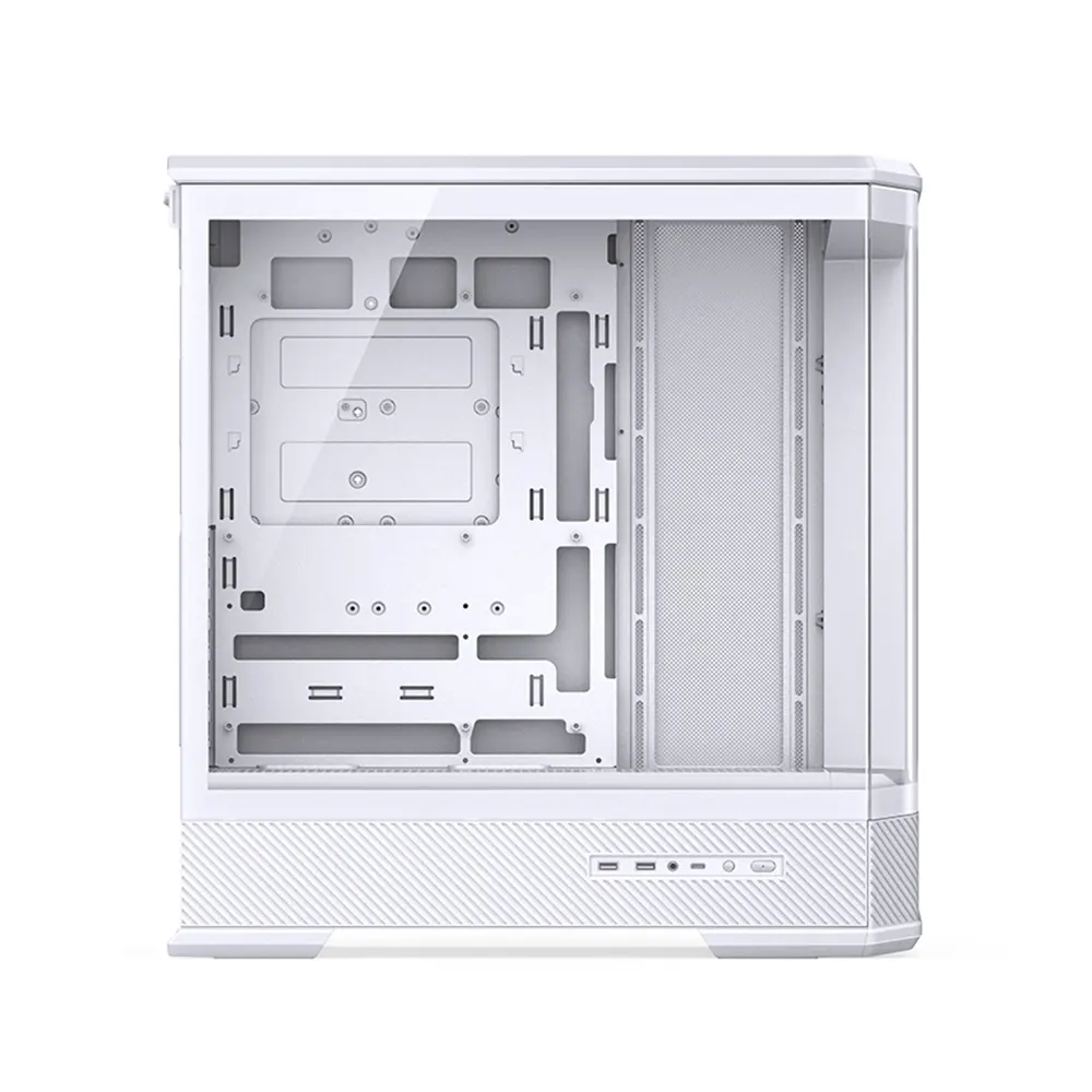 Vỏ Case Jonsbo D400 Màu Trắng (Mid Tower, Kính Cường Lực Cong, ATX, Dựng VGA) 6