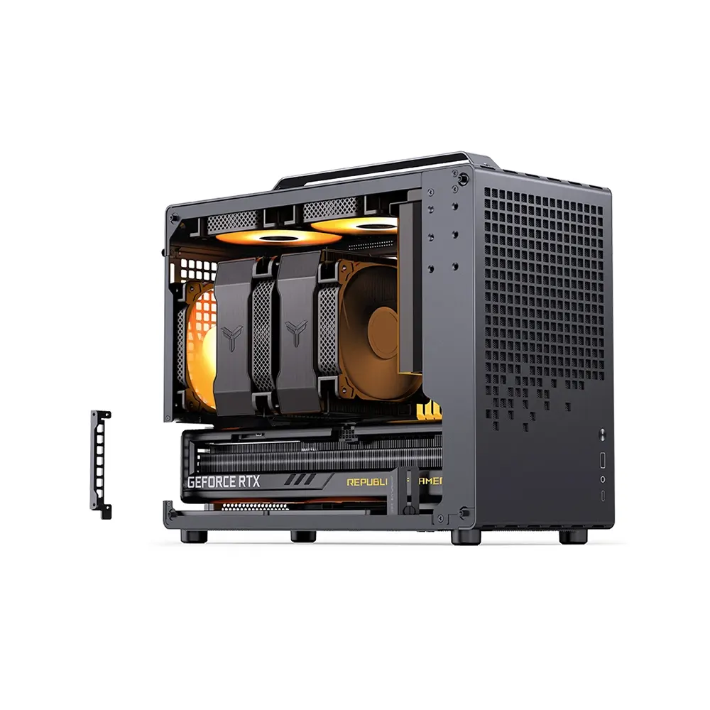 Vỏ Case Jonsbo Z20 Màu Đen (Mid Tower, Micro-ATX, Kính cường lực, Thiết kế nhỏ gọn) 5
