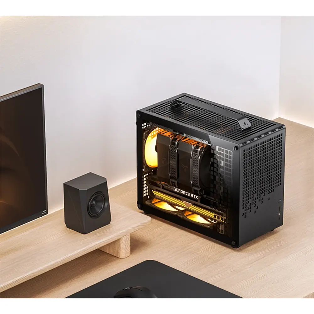 Vỏ Case Jonsbo Z20 Màu Đen (Mid Tower, Micro-ATX, Kính cường lực, Thiết kế nhỏ gọn) 20