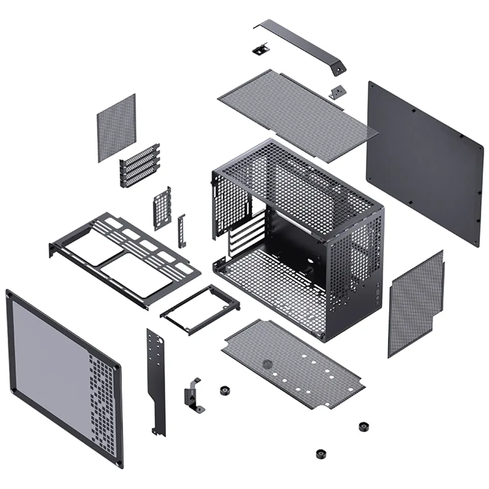 Vỏ Case Jonsbo Z20 Màu Đen (Mid Tower, Micro-ATX, Kính cường lực, Thiết kế nhỏ gọn) 19