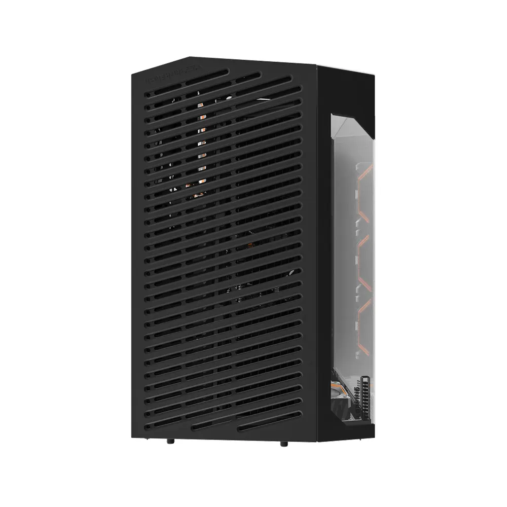 Vỏ Case DarkFlash DY470 - Mid Tower - Kính Cường Lực - ATX/M-ATX/ITX - 10 Quạt - Radiator 360mm - USB 3.2 Type-C - ARGB - Đen 7