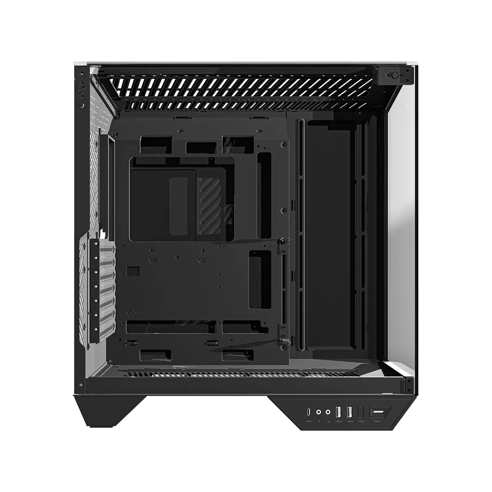 Vỏ Case DarkFlash DY470 - Mid Tower - Kính Cường Lực - ATX/M-ATX/ITX - 10 Quạt - Radiator 360mm - USB 3.2 Type-C - ARGB - Đen 8