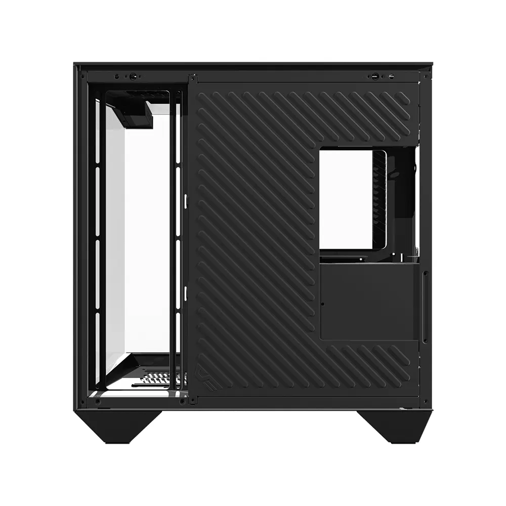 Vỏ Case DarkFlash DY470 - Mid Tower - Kính Cường Lực - ATX/M-ATX/ITX - 10 Quạt - Radiator 360mm - USB 3.2 Type-C - ARGB - Đen 9