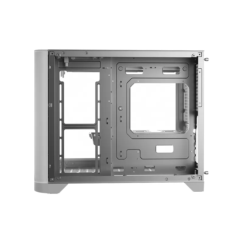 Vỏ Case MIK FOCALORS M White (M-ATX/Mid Tower/Kính cong) 5
