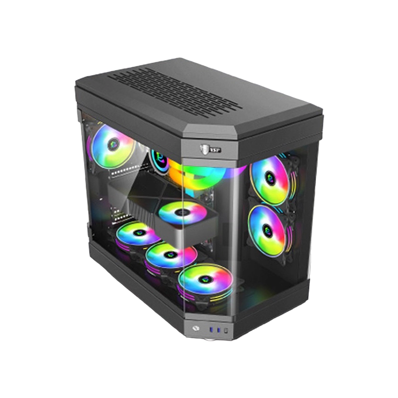 Vỏ Case VSP X1 EXTREME GAMING (ATX/Mid Tower/Black) 2