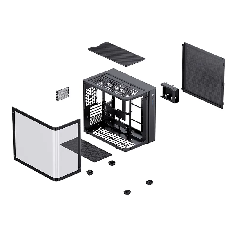 Vỏ Case JONSBO TK-3 BLACK (ATX/Mid Tower/Kính Cong Vô Cực) 15
