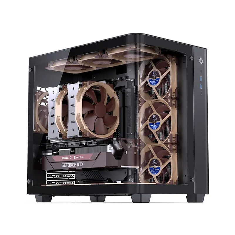 Vỏ Case JONSBO TK-3 BLACK (ATX/Mid Tower/Kính Cong Vô Cực) 16