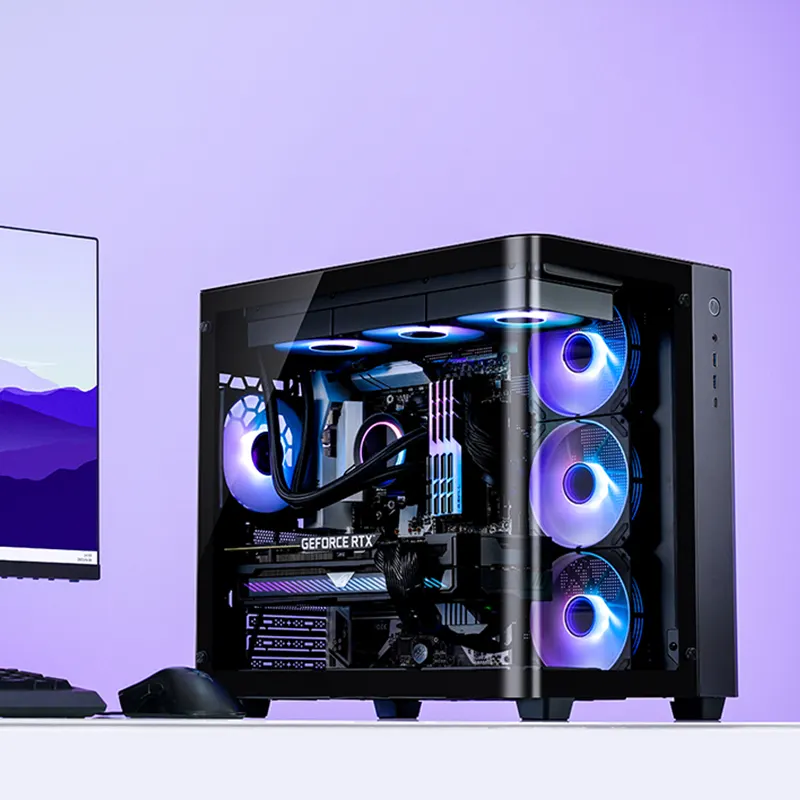 Vỏ Case JONSBO TK-3 BLACK (ATX/Mid Tower/Kính Cong Vô Cực) 17