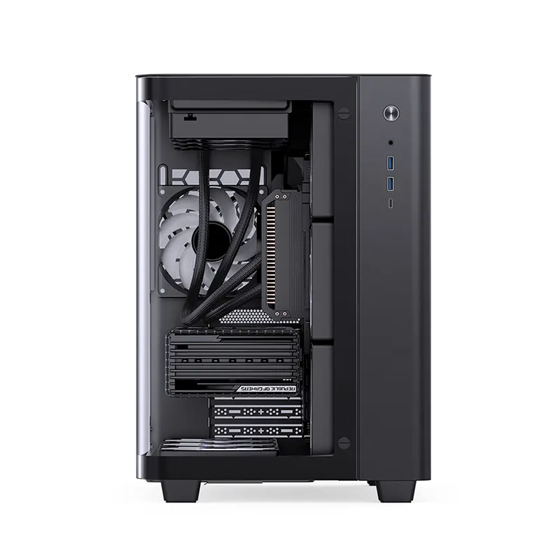 Vỏ Case JONSBO TK-3 BLACK (ATX/Mid Tower/Kính Cong Vô Cực) 8