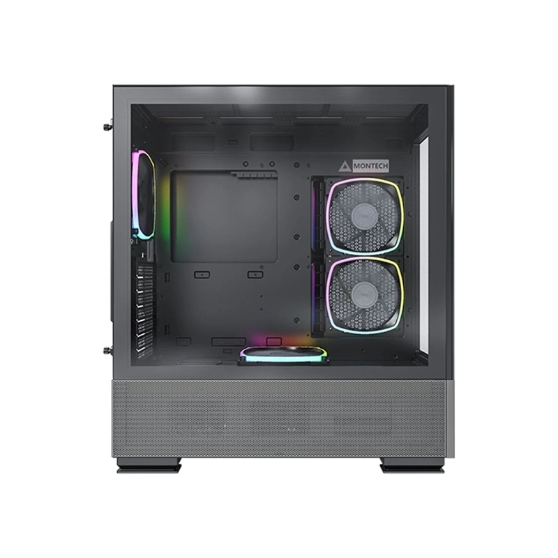 Vỏ Case MONTECH SKY TWO BLACK | ATX, 4 Fan Argb, Màu Đen 2