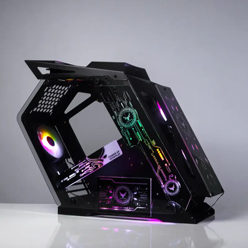 Vỏ Case Centaur CT201 Black | mATX, Mid Tower, Đen 3