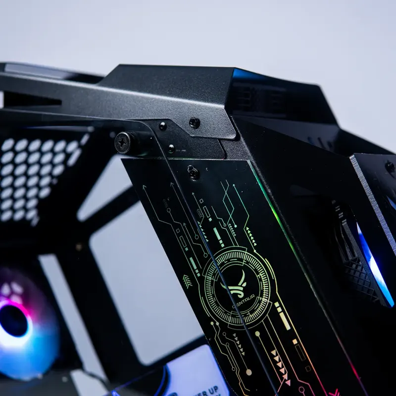 Vỏ Case Centaur CT201 Black | mATX, Mid Tower, Đen 4