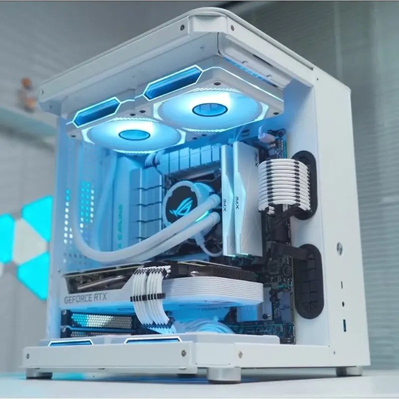 Vỏ case Jonsbo TK-1 White | mATX, Mid Tower - Trắng 7