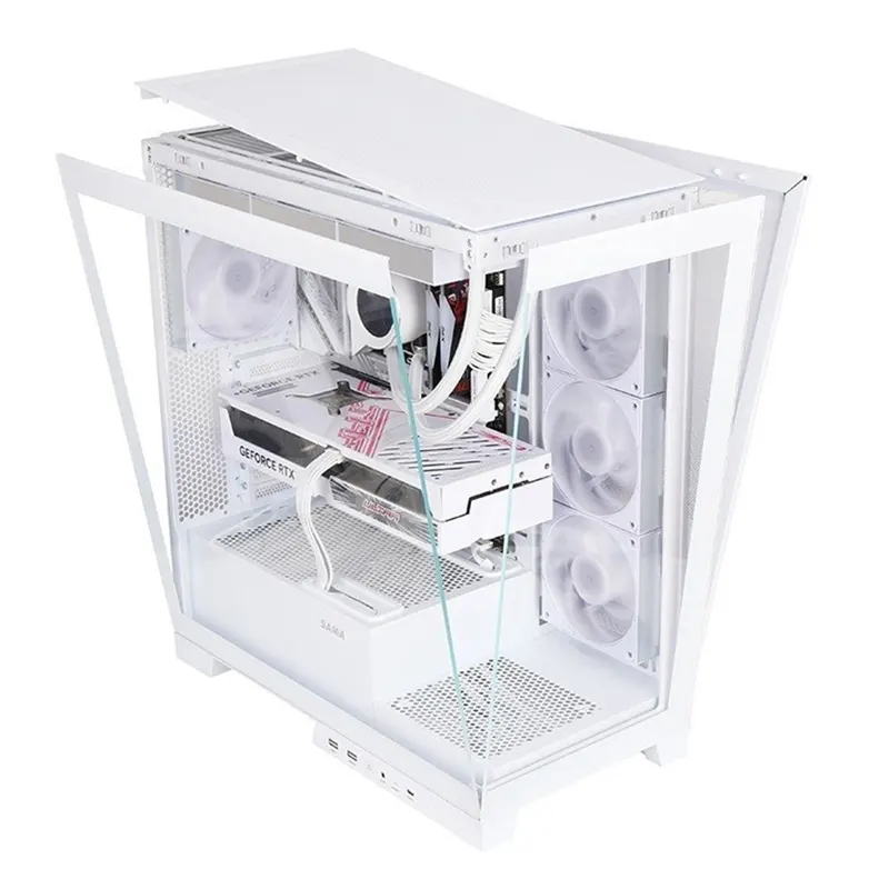 Vỏ Case SAMA 4503 White (ATX/Mid Tower/USB Type C) 4