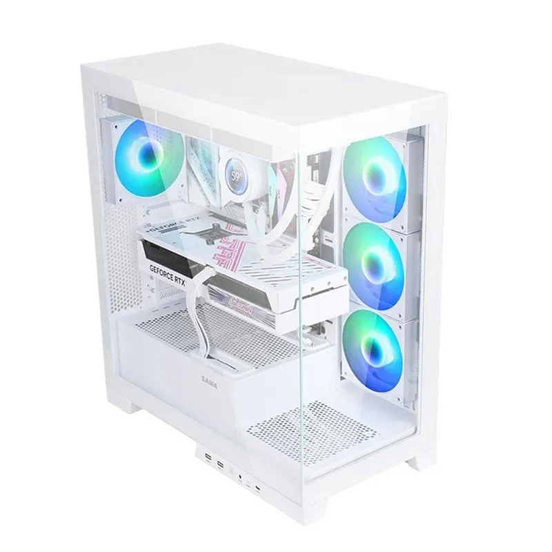 Vỏ Case SAMA 4503 White (ATX/Mid Tower/USB Type C) 3