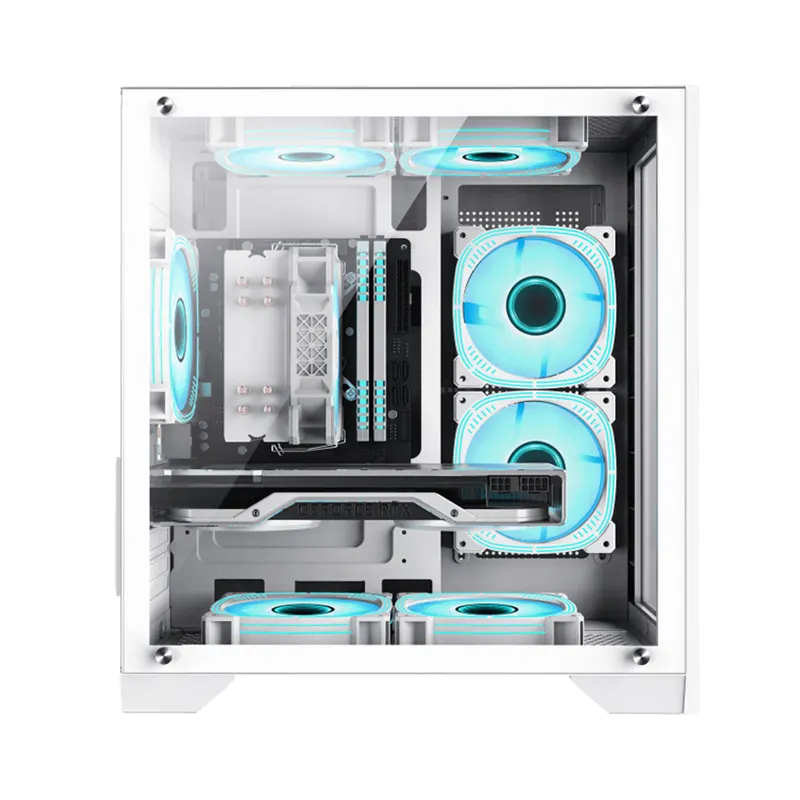 Vỏ case GAMEMAX Infinity Mini (mATX/Mid Tower/White) 4