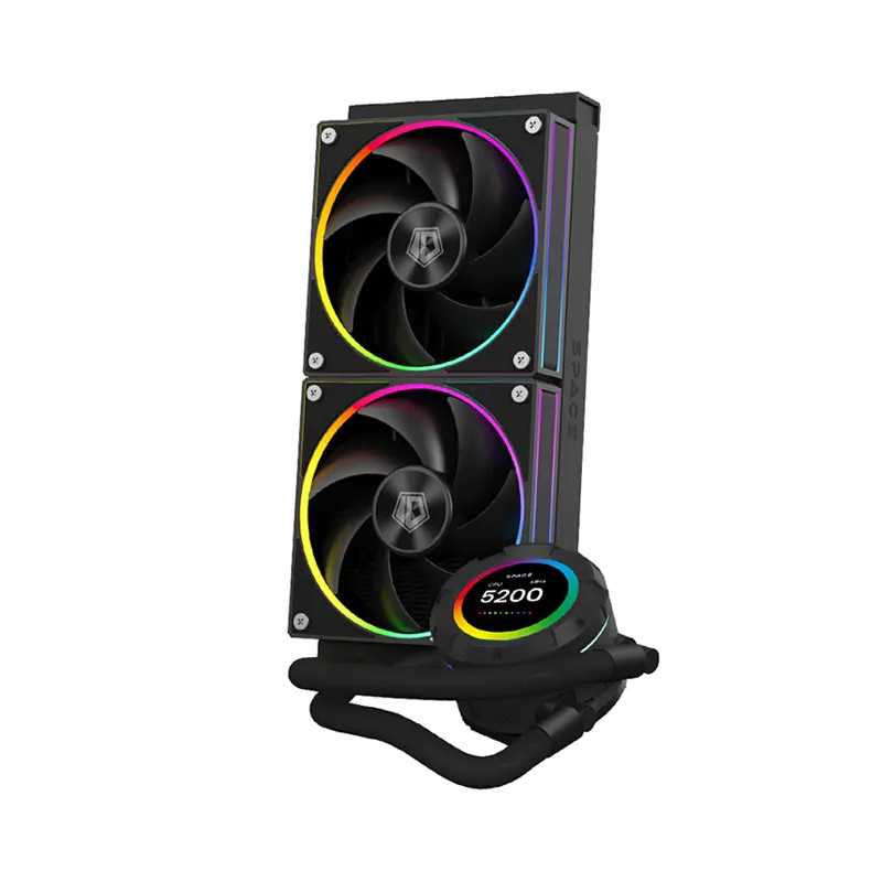 Tản nhiệt nước AIO ID-COOLING SPACE SL240 ARGB màn LCD- Đen 2