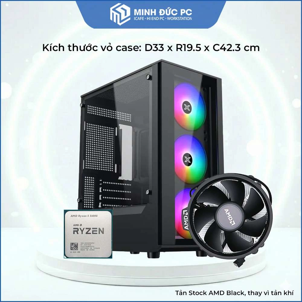 Bộ PC Ryzen R5 5600G - Lý Tưởng Cho Văn Phòng, Học Tập, Gaming, Đồ Hoạ Cơ Bản 2