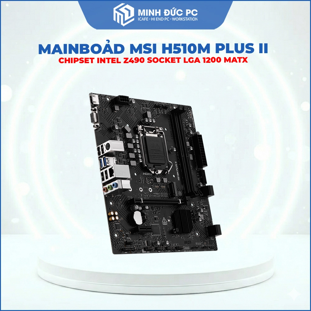 Main MSI H510M PLUS II Chipset Intel Z490 Socket LGA 1200 mATX 4