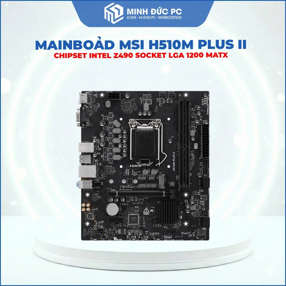 Main MSI H510M PLUS II Chipset Intel Z490 Socket LGA 1200 mATX 2