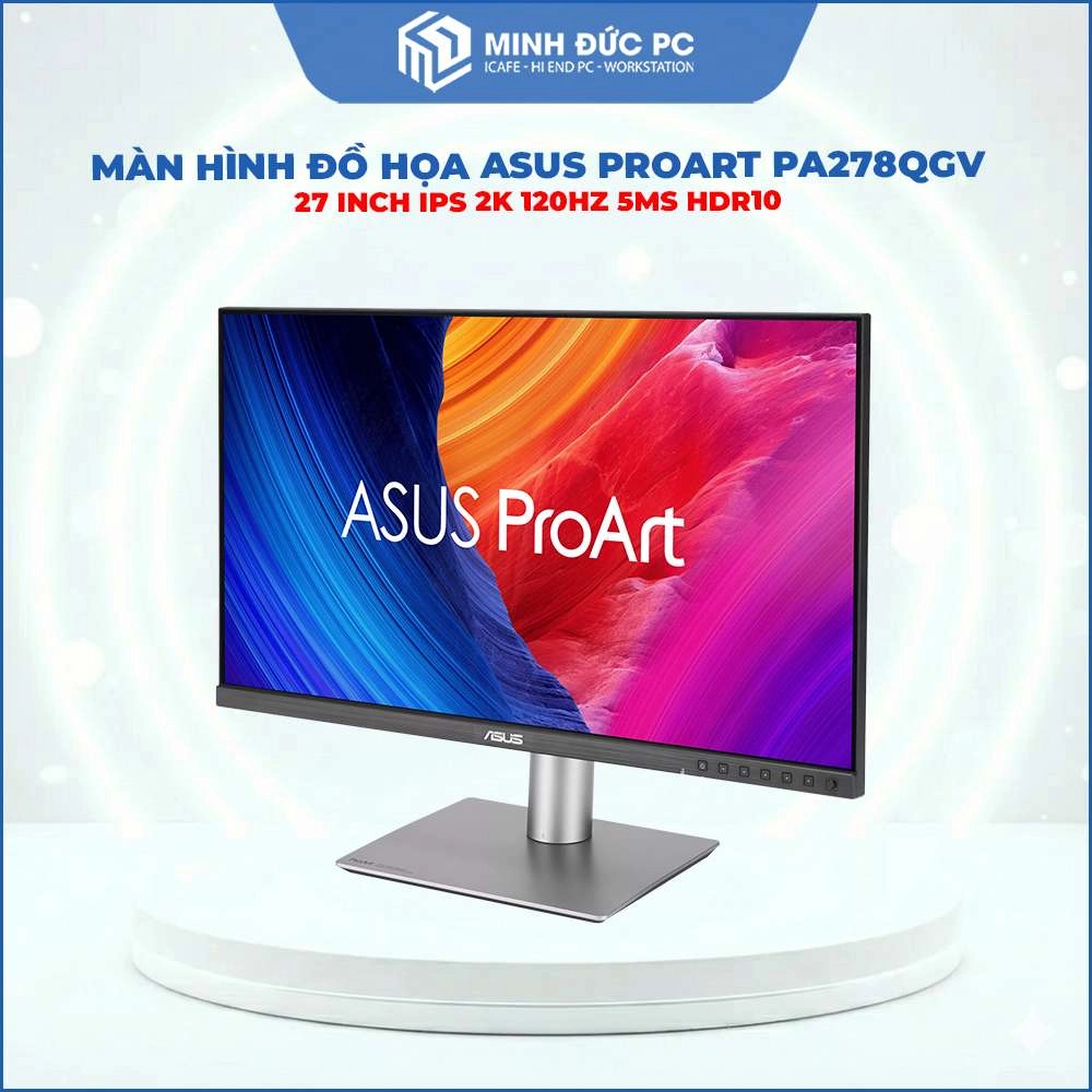 Màn Hình Đồ Họa ASUS ProArt PA278QGV 27 Inch IPS 2K 120Hz 5ms HDR10 3