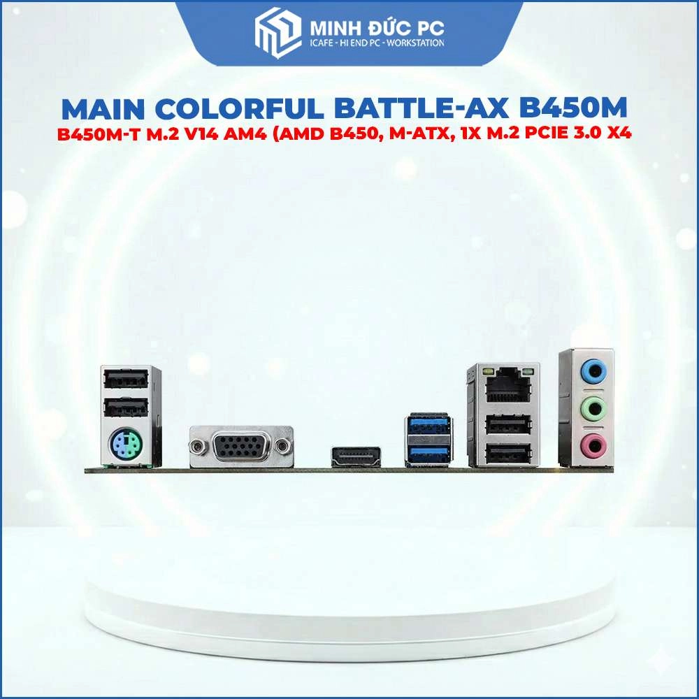 Main COLORFUL BATTLE-AX B450M-T M.2 V14 AM4 (AMD B450, M-ATX, 1x M.2 PCIe 3.0 x4) 4