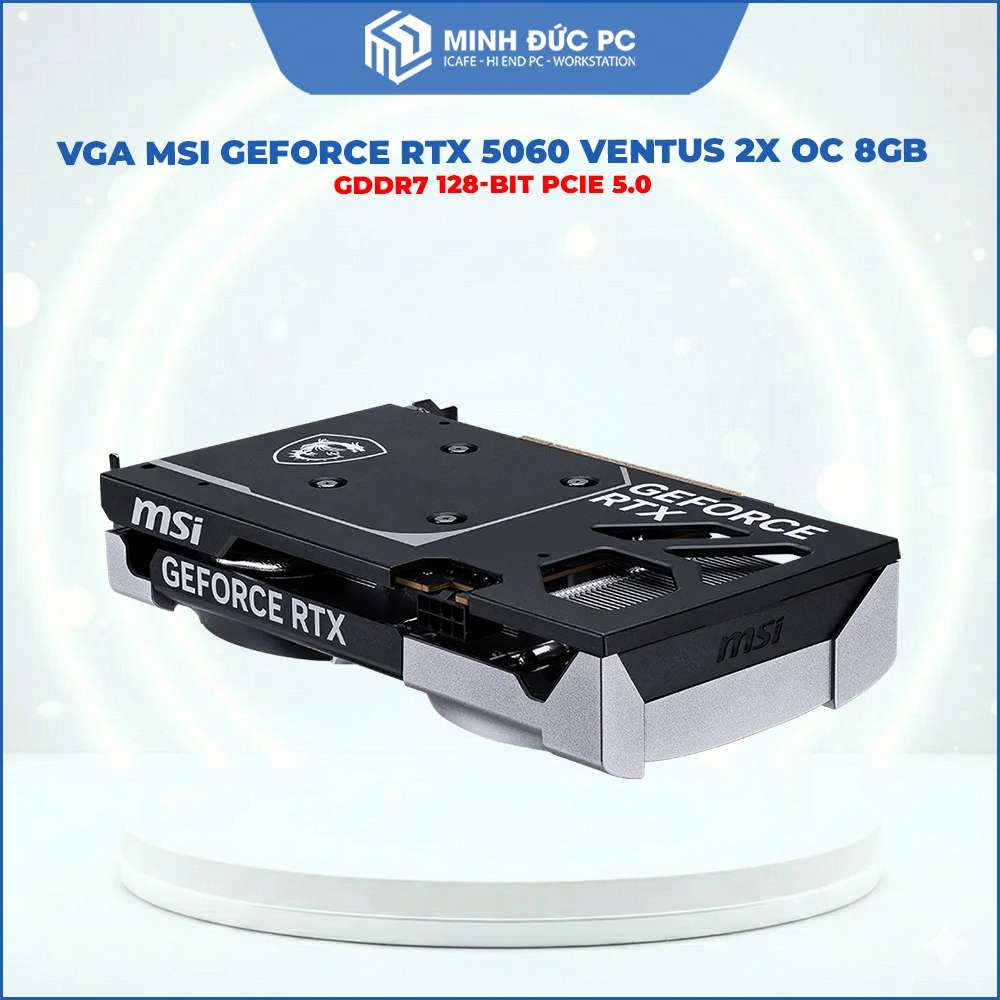 VGA MSI GeForce RTX 5060 VENTUS 2X OC 8GB GDDR7 128-bit PCIe 5.0 3