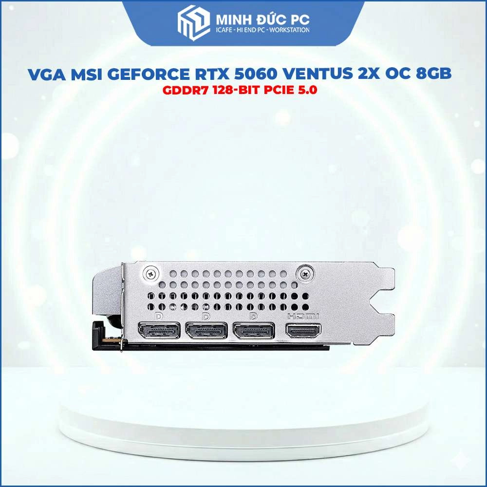 VGA MSI GeForce RTX 5060 VENTUS 2X OC 8GB GDDR7 128-bit PCIe 5.0 5